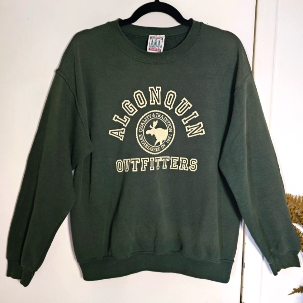 Vintage Green Crewneck Sweater - Picture 3 of 12